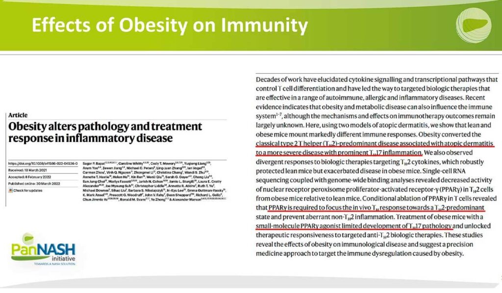 Effect of Obesity on Immunity